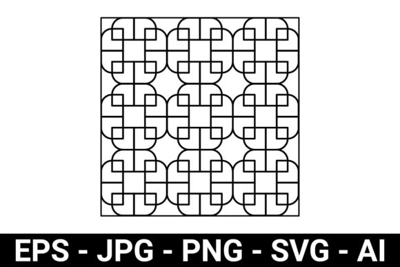Abstract Tile Seamless Pattern for Graphics and Patterns