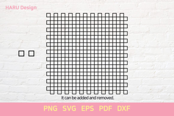 Checkered Outline Pattern for Blog and Website Graphics
