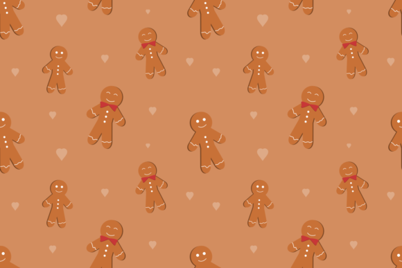 Christmas Gingerbread Seamless Pattern Review