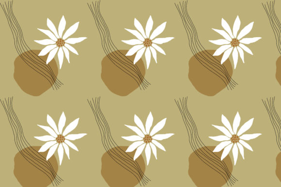 Cute White Flower Pattern – A Versatile Graphic Design Asset