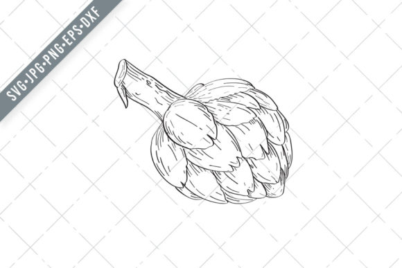 Globe Artichoke SVG for Creative Design Projects
