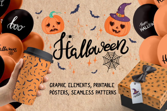Halloween Collection- Printable Posters for Web and Print