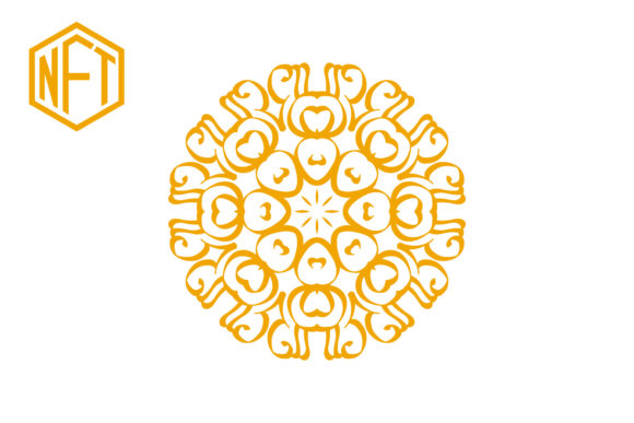 Mandala Chinese Vector NFT - A Graphic Design Asset for Patterns