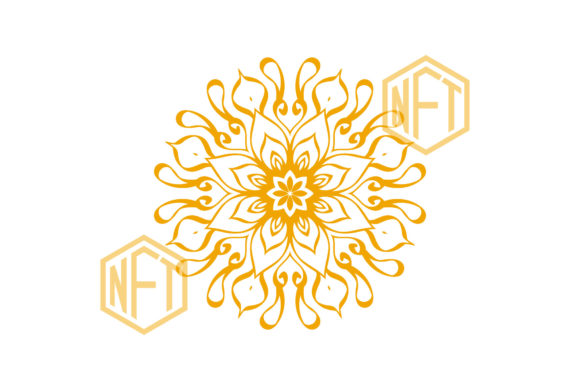 Mandala Graphic NFT Vector for Crafting and Patterns