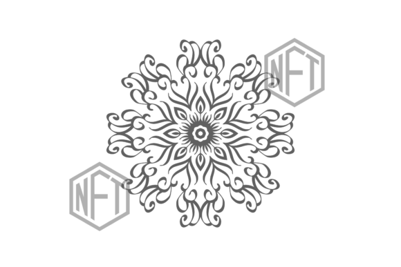 Mandala NFT Meditation Art: A Patterned Graphic for Branding