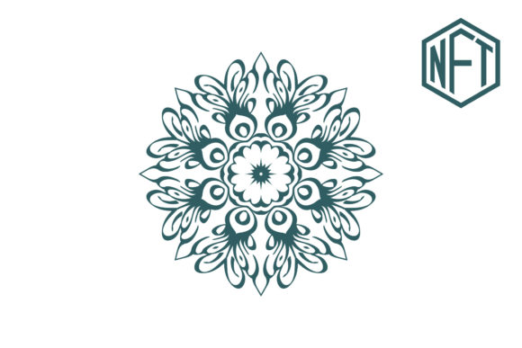 Mandala Premium Flower Design NFT - A Versatile Graphic Asset