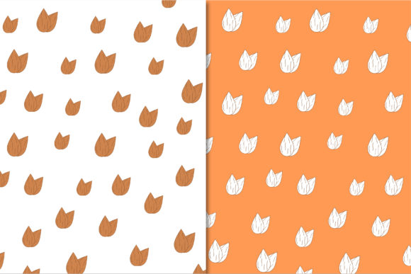 Nut Fruit Digital Paper Pattern Review