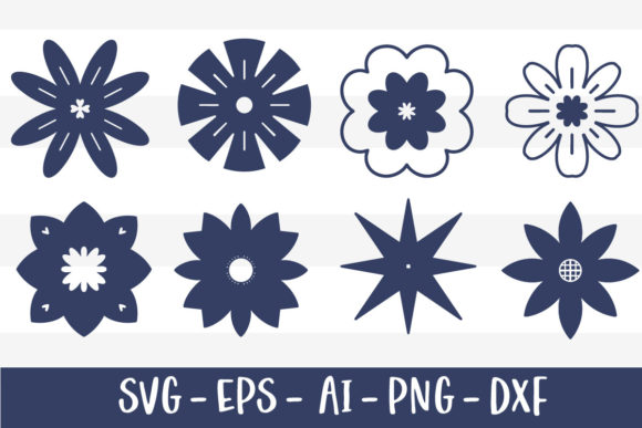 Scandinavian Flowers Graphics for Handmade Creations