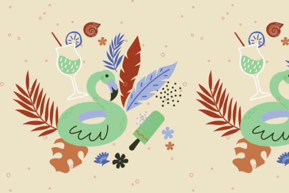 Summer Art Graphics for Modern Branding